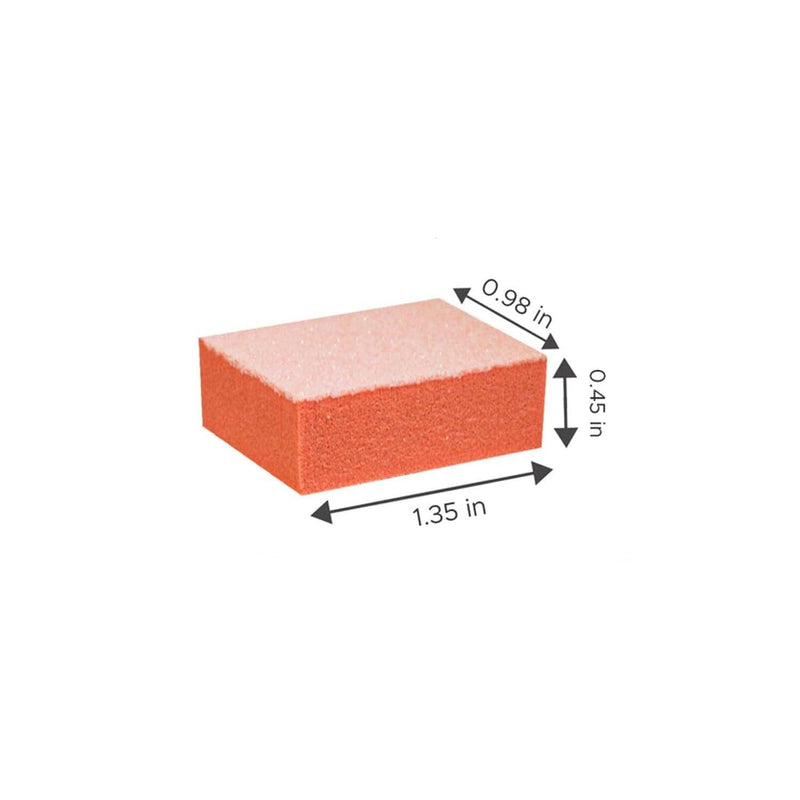 Red buffer mini orange white 80/100 single - buffer
