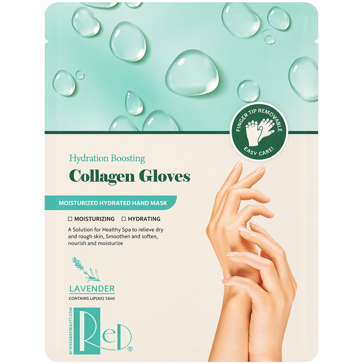 Red collagen mask gloves - 120/box