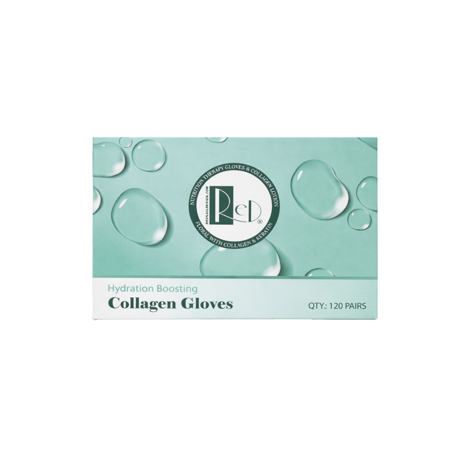 Red collagen mask gloves - 120/box