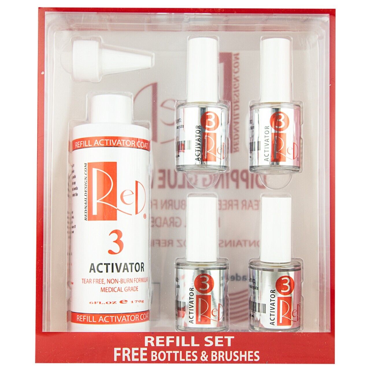 Red essential - dip gel activator step 3 - refill - gel