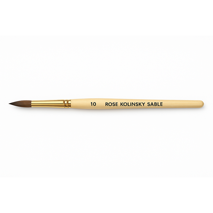 Rose kolinsky nail brush #10 - nail art brush