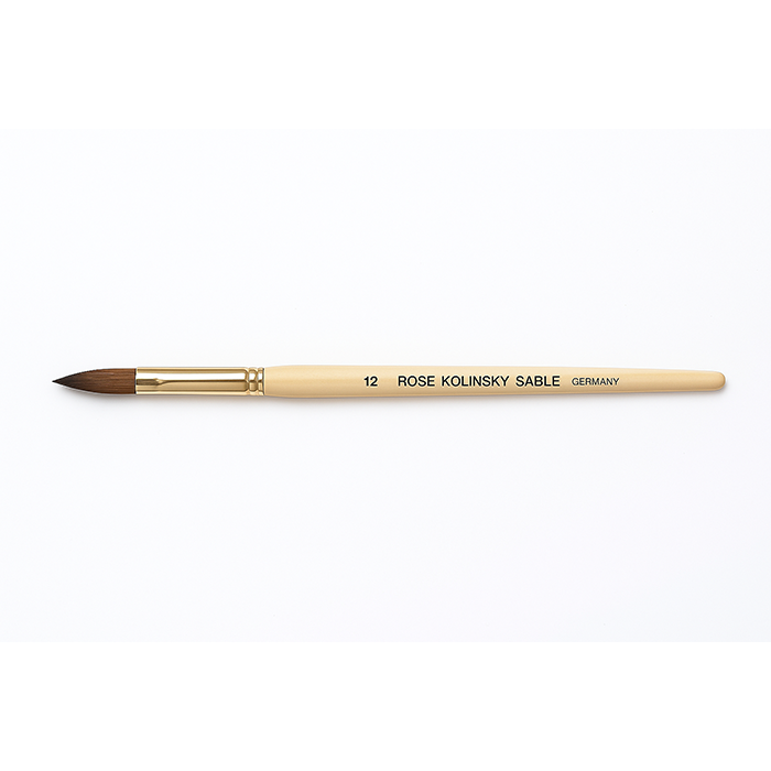 Rose kolinsky nail brush #12 - nail art brush