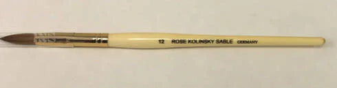 Rose Kolinsky Nail Brush #12 - Nail Art Brush