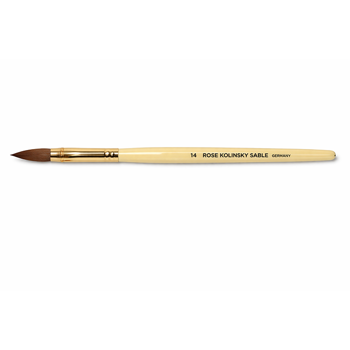 Rose kolinsky nail brush #14 - nail art brush