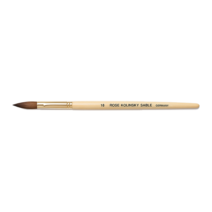Rose kolinsky nail brush #18 - nail art brush