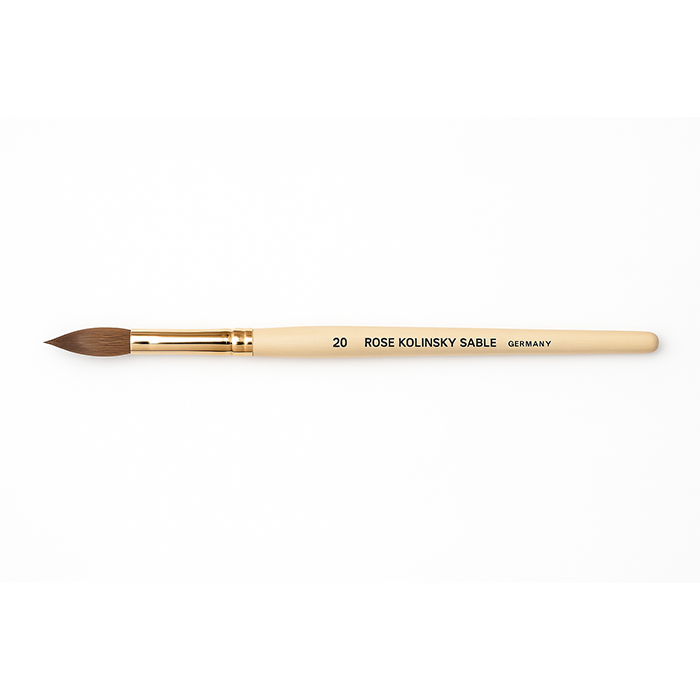 Rose kolinsky nail brush #20 - nail art brush