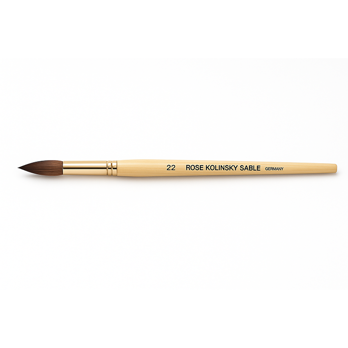 Rose kolinsky nail brush #22 - nail art brush