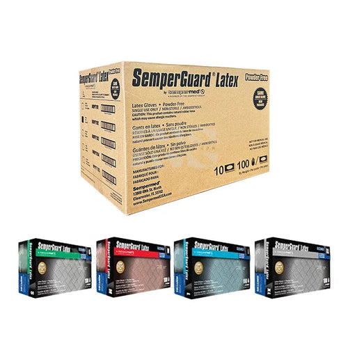 iNAIL SUPPLY - SEMPERGUARD Latex Gloves Small 10/Box
