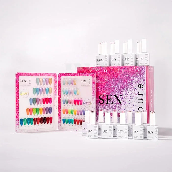 SEN Pure Flash 36 Gel Collection (Free Top-Base-Matte)