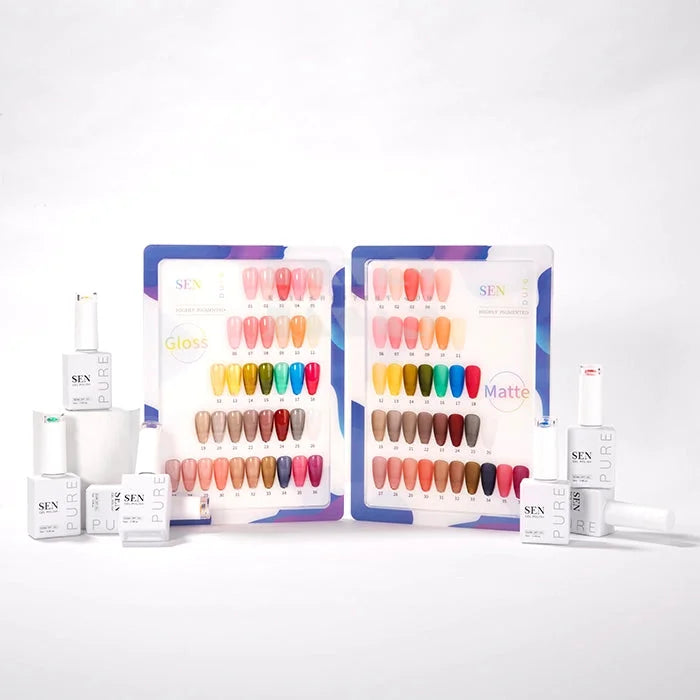 SEN Pure Jelly 36 Gel Collection (Free Top-Base-Matte)