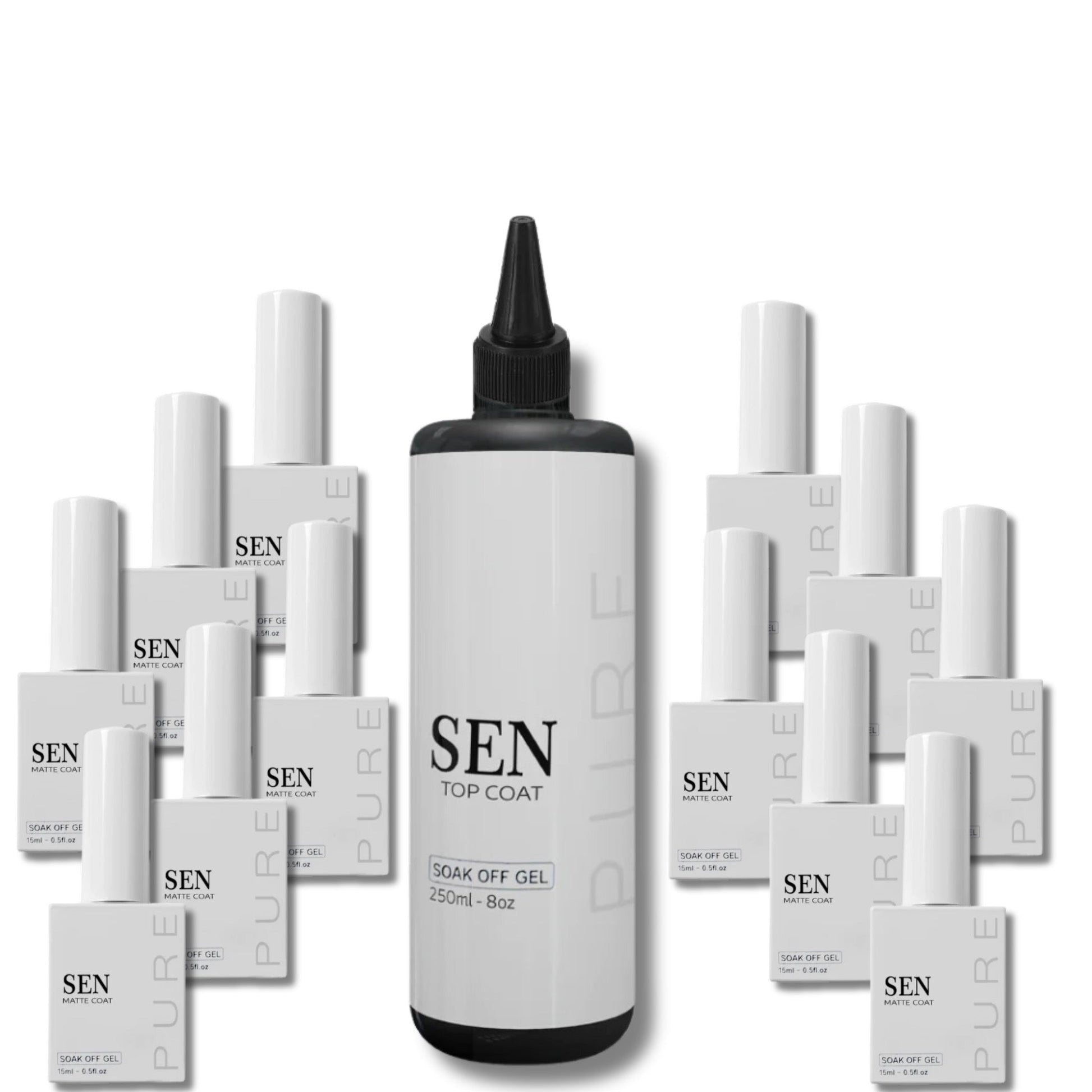 Sen pure matte coat 8 oz - matte coat