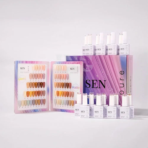 SEN Pure Nude 36 Gel Collection (Free Top-Base-Matte)