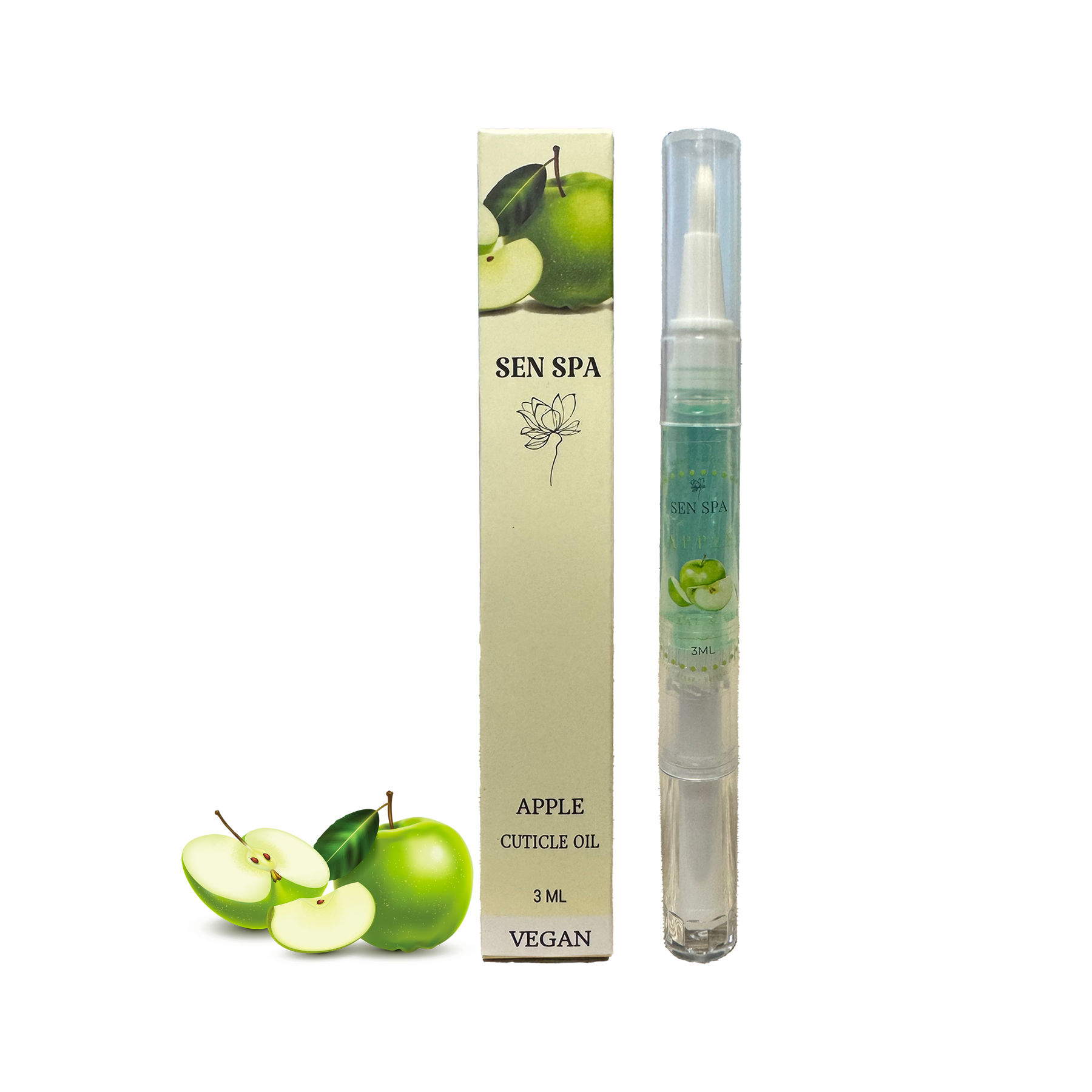 Sen spa cuticle oil pen - buy 1 get 1 - apple - cuticle oil