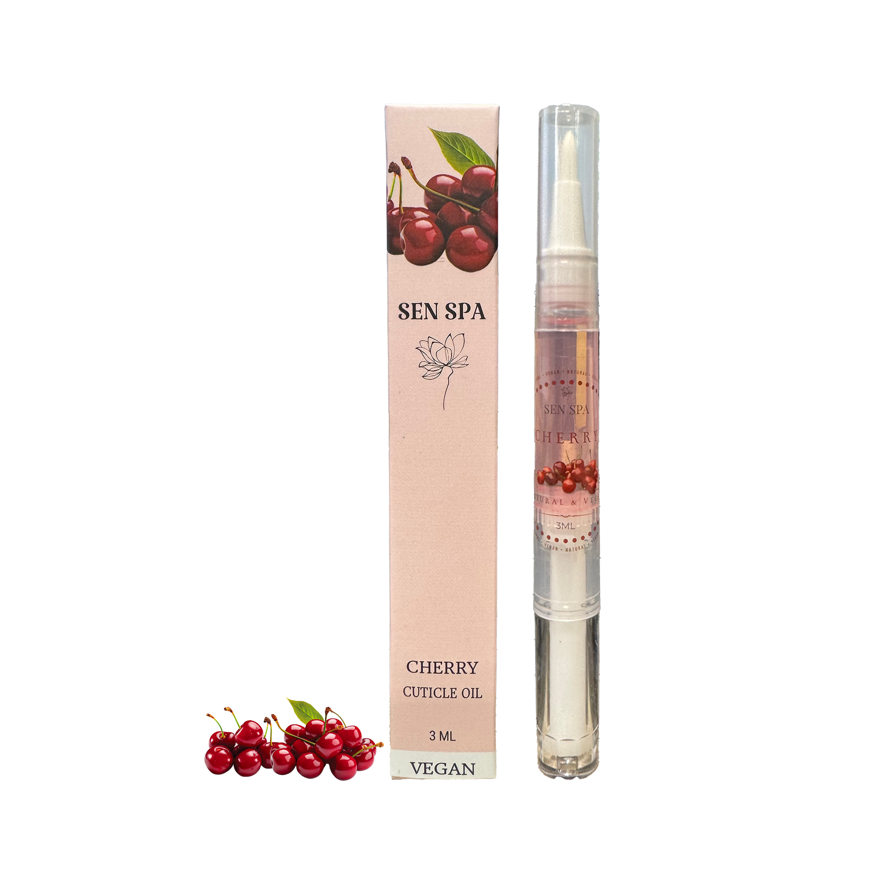 Sen spa cuticle oil pen - buy 1 get 1 - cherry - cuticle oil