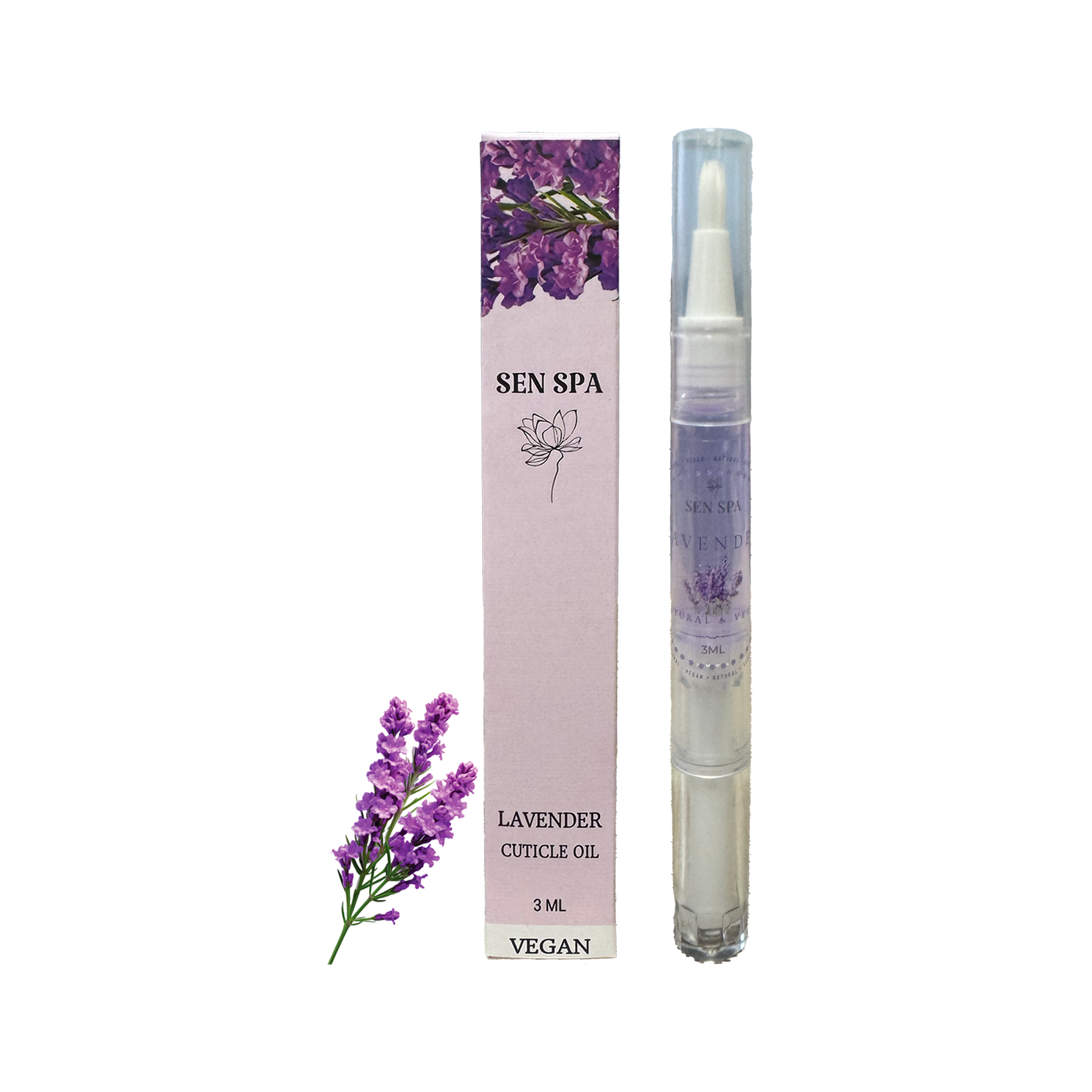 Sen spa cuticle oil pen - buy 1 get 1 - lavender - cuticle