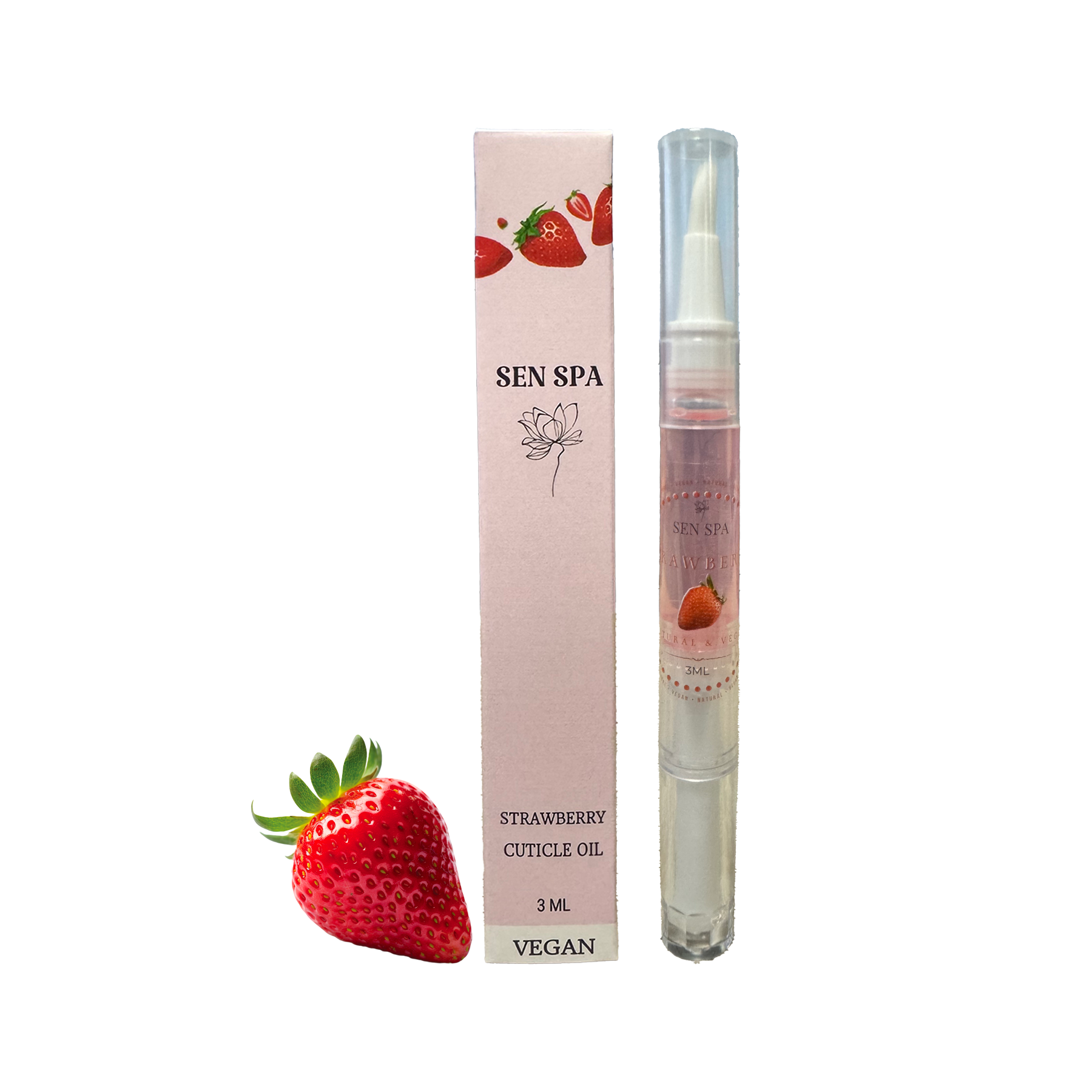 Sen spa cuticle oil pen - buy 1 get 1 - strawberry