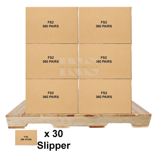 Slipper FS-2 360prs/Case -  30/Case per PALLET (W2)