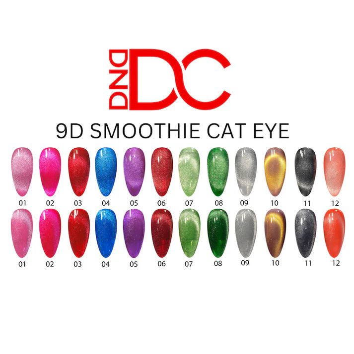 DND DC Framed Color Chart 9D Cat Eye