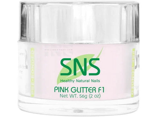 SNS Pink Glitter F1 2 oz