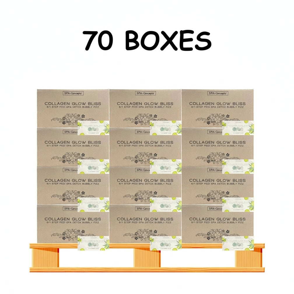 Spa concept collagen bubbly fizz 6 in 1 30/case - 70/case