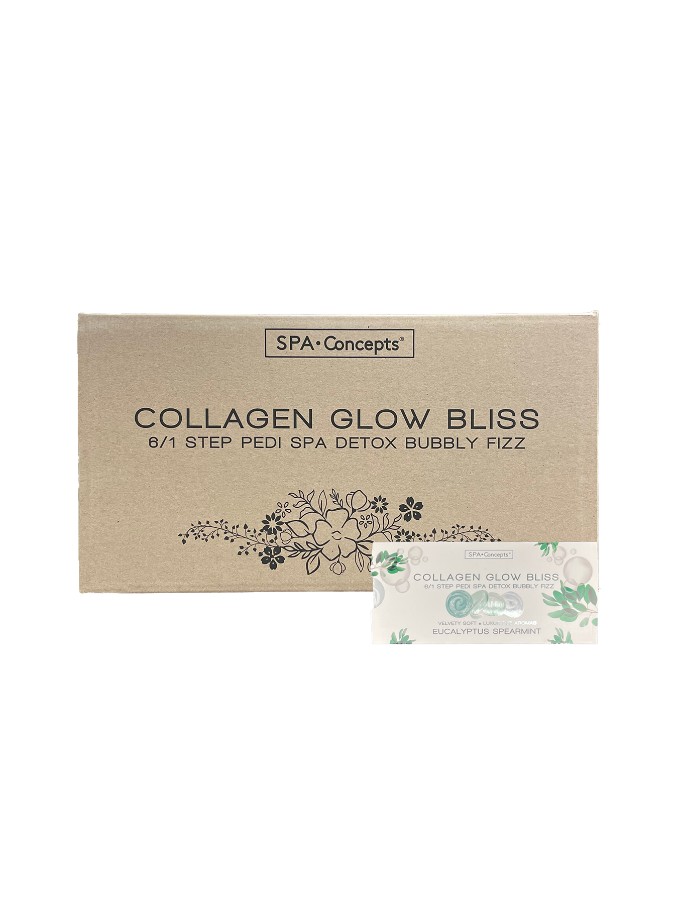 Spa concept collagen bubbly fizz 6 in 1 - eucalyptus