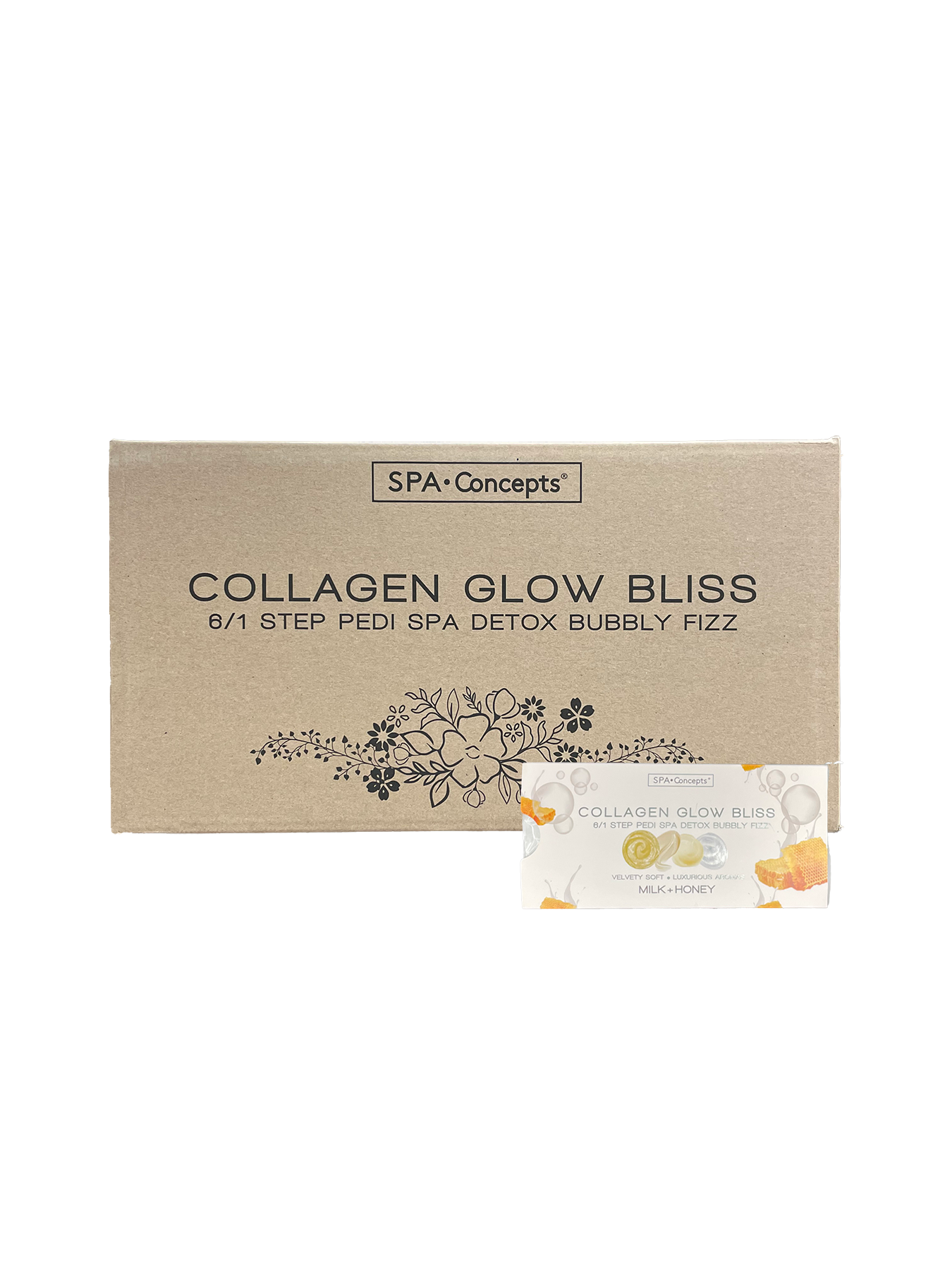 Spa concept collagen bubbly fizz 6 in 1 - milk & honey