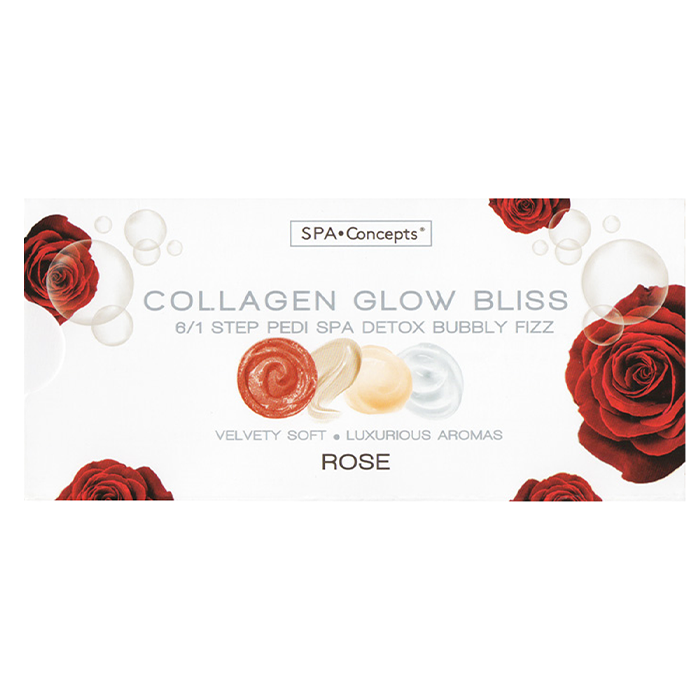 Spa concept collagen bubbly fizz 6 in 1 - single - rose