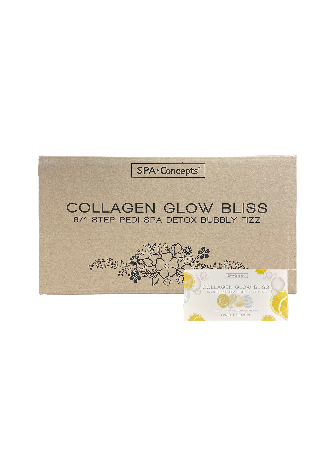 Spa concept collagen bubbly fizz 6 in 1 - sweet lemon