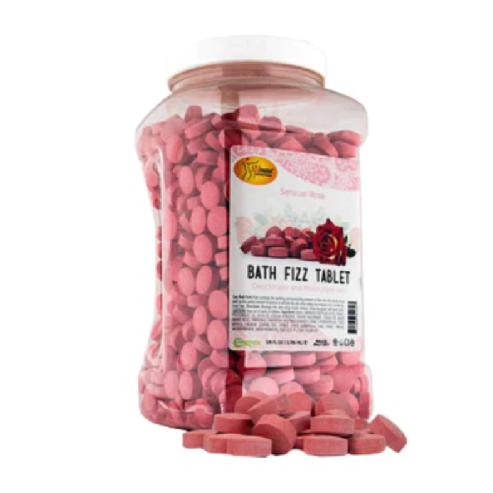 Spa redi bath fizz tablets rose gallon - skin care