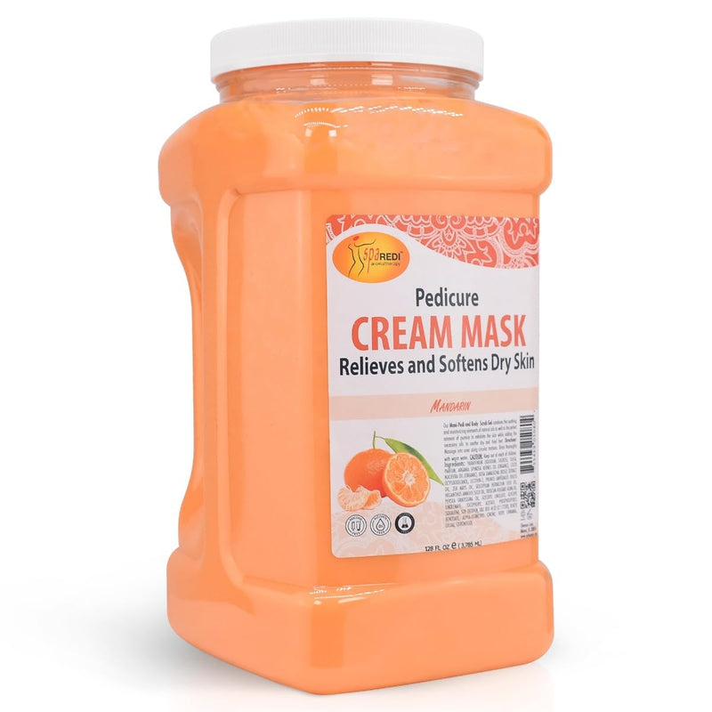 Spa redi cream mask mandarin gallon 4/box - skin care