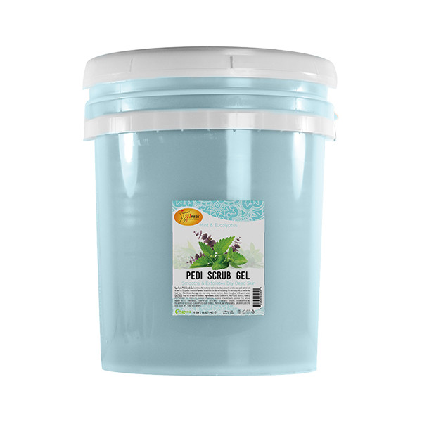 Spa redi scrub gel mint & eucalyptus bucket - scrub gel
