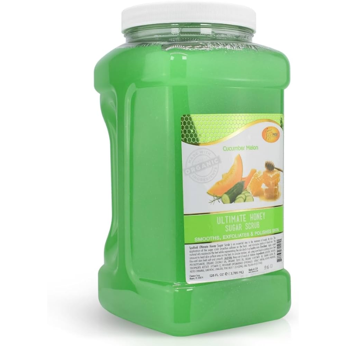 Spa redi sugar scrub cucumber melon gallon - skin care