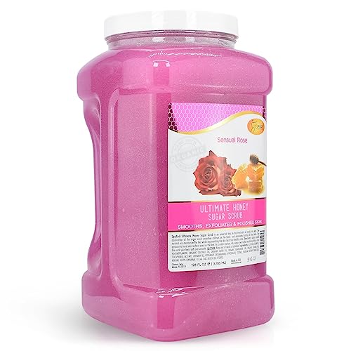 Spa redi sugar scrub sensual rose gallon 4/box - skin care