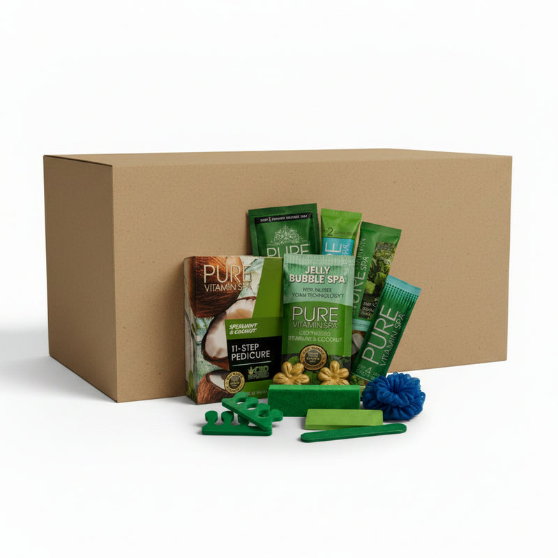 PURE Vitamin Spa 11-Step Pedicure Kit - Spearmint & Coconut