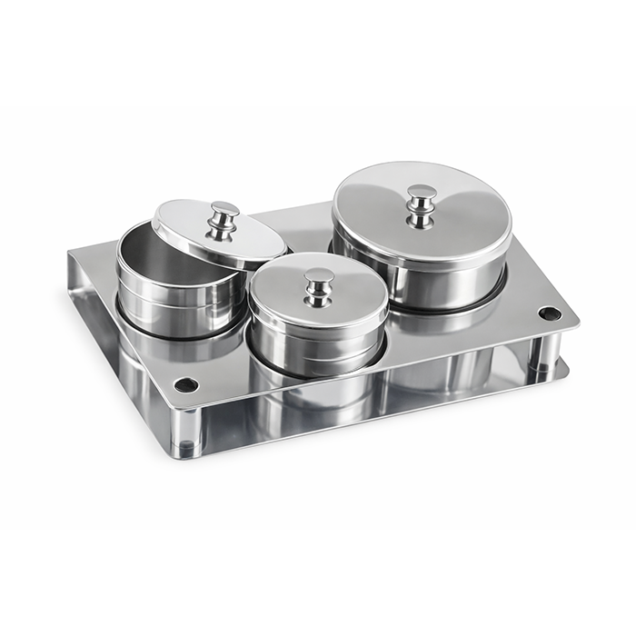 iNAIL SUPPLY - Stainless Steel Liquid & Powder Set (3 pcs)