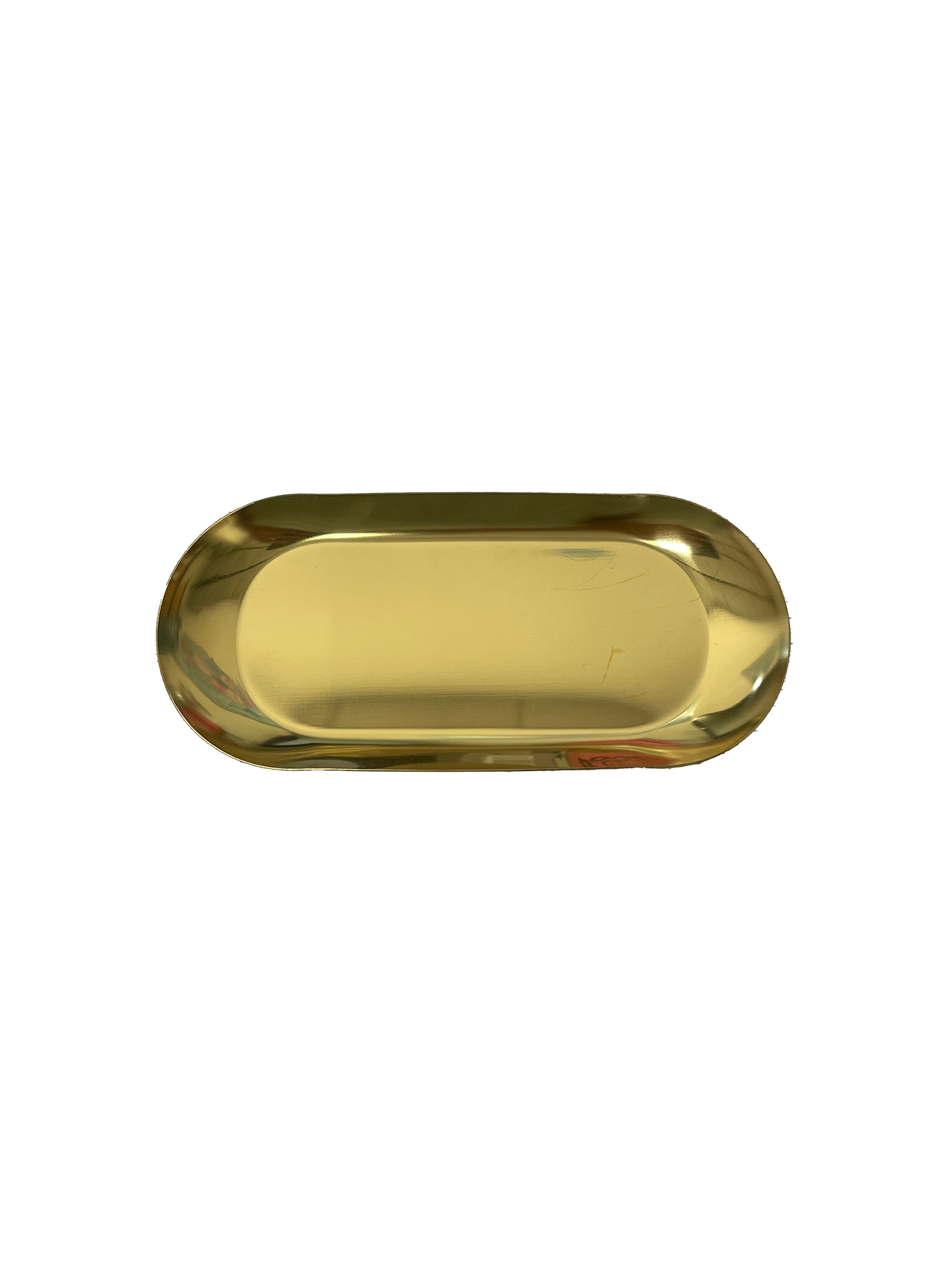 Stainless steel salon utility tray - gold - accessories