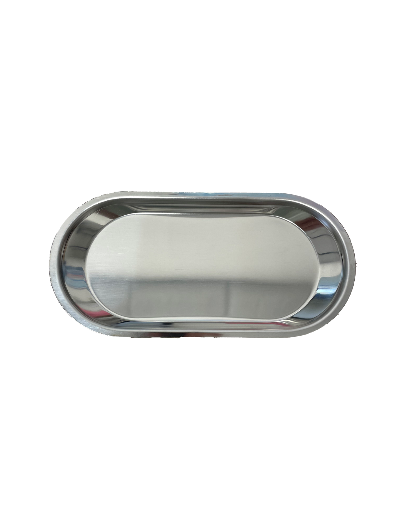 Stainless steel salon utility tray - silver - accessories