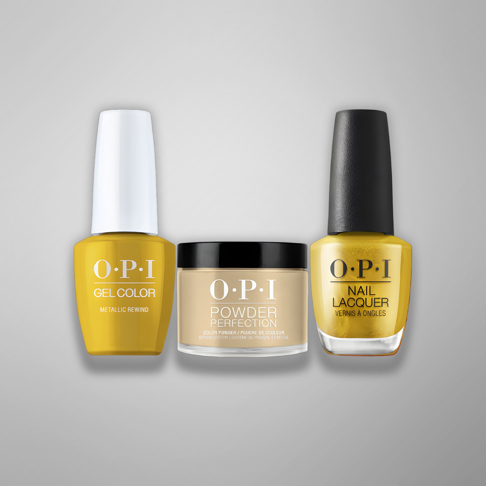 OPI Trio - Metallic Rewind F022