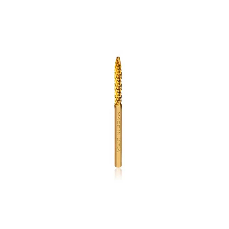 Startool carbide - cone 3/32 under nail cleaner - gold
