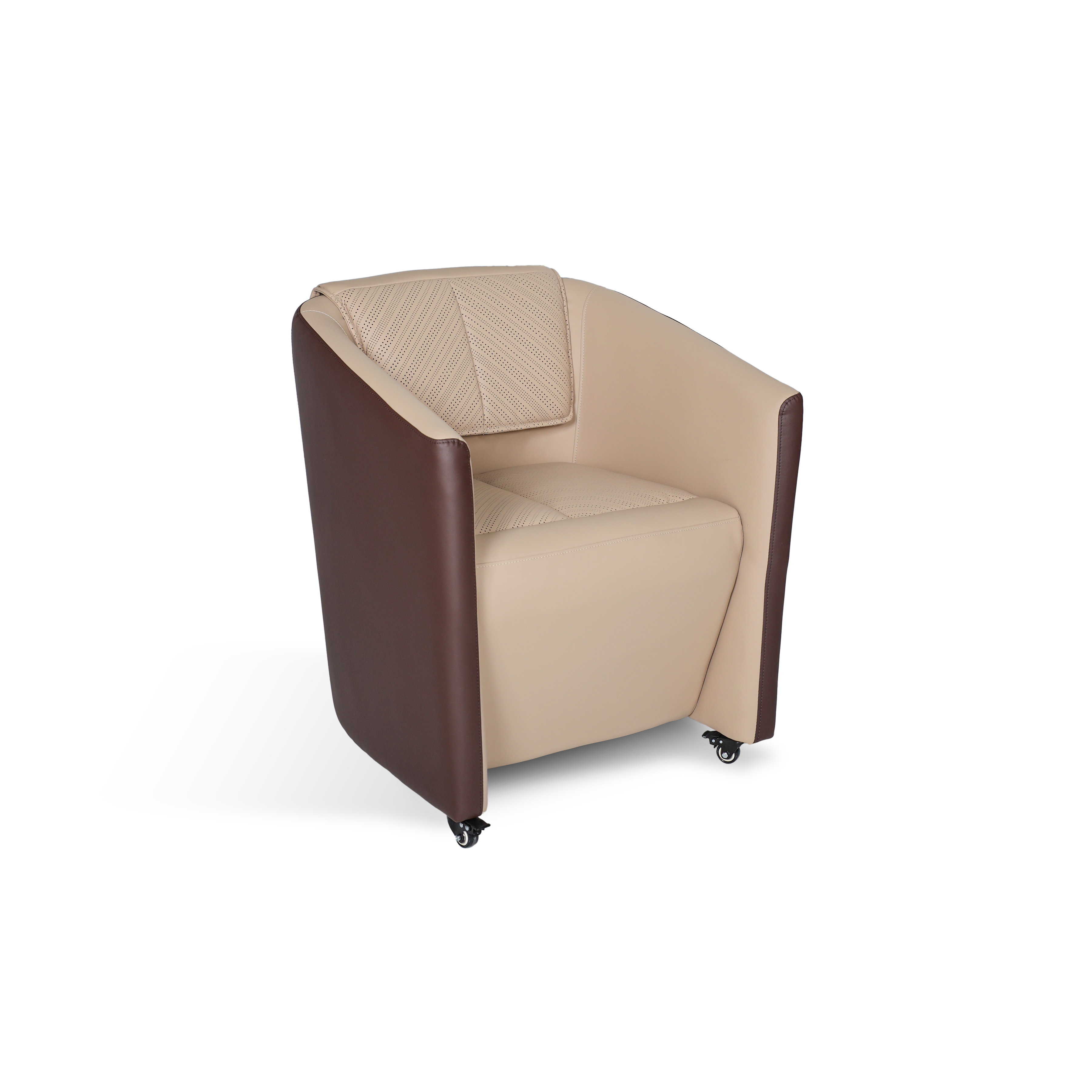 T-spa barron customer chair - chocolate