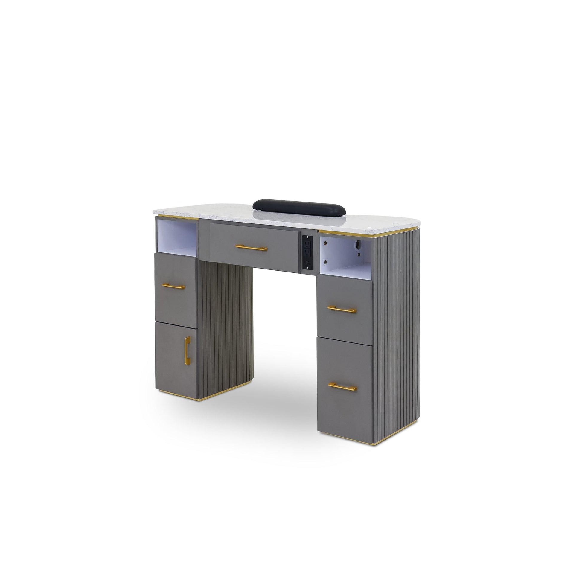 T-spa laucetta single table - silver - furniture