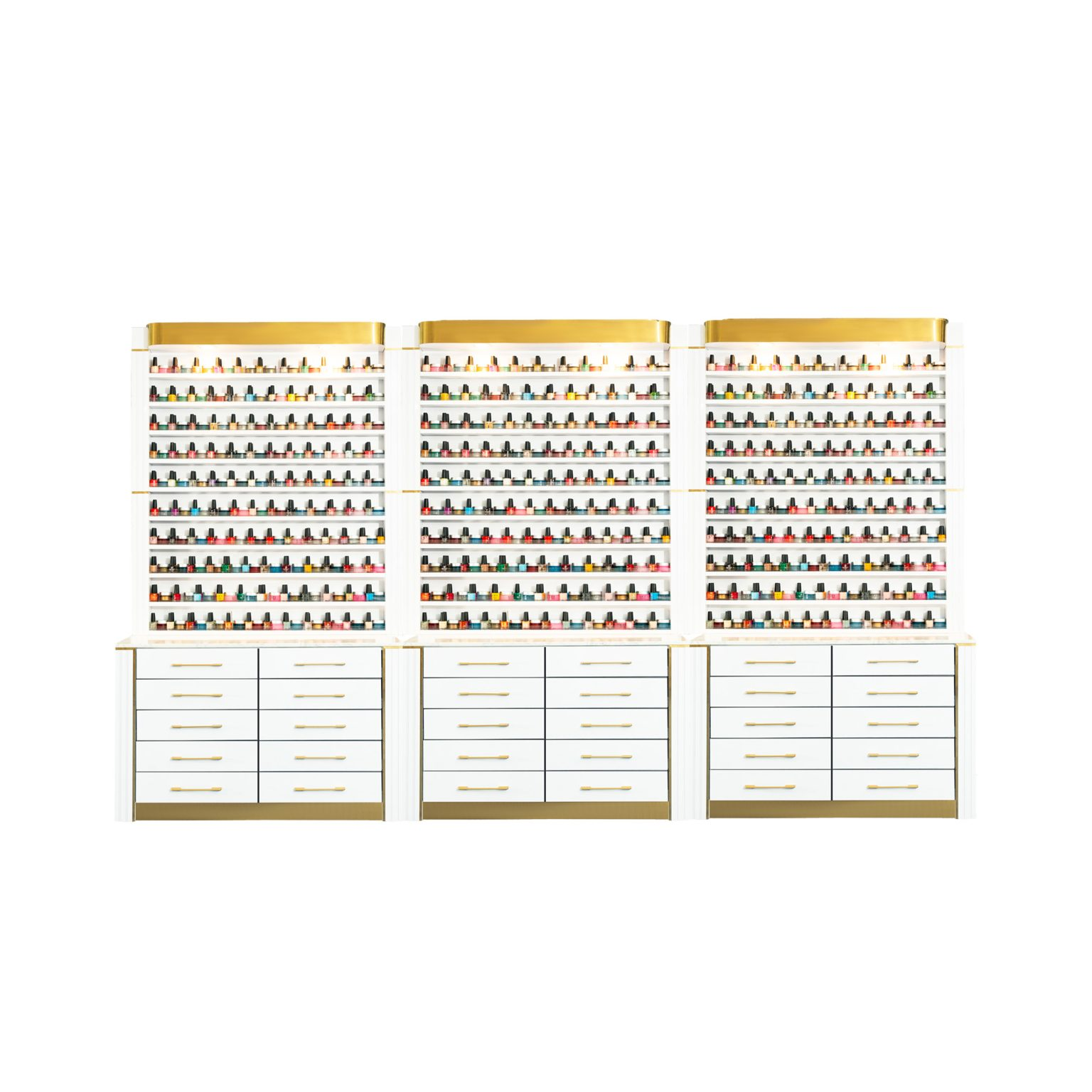 T-spa le cinq polish rack cabinet 188’’ - furniture