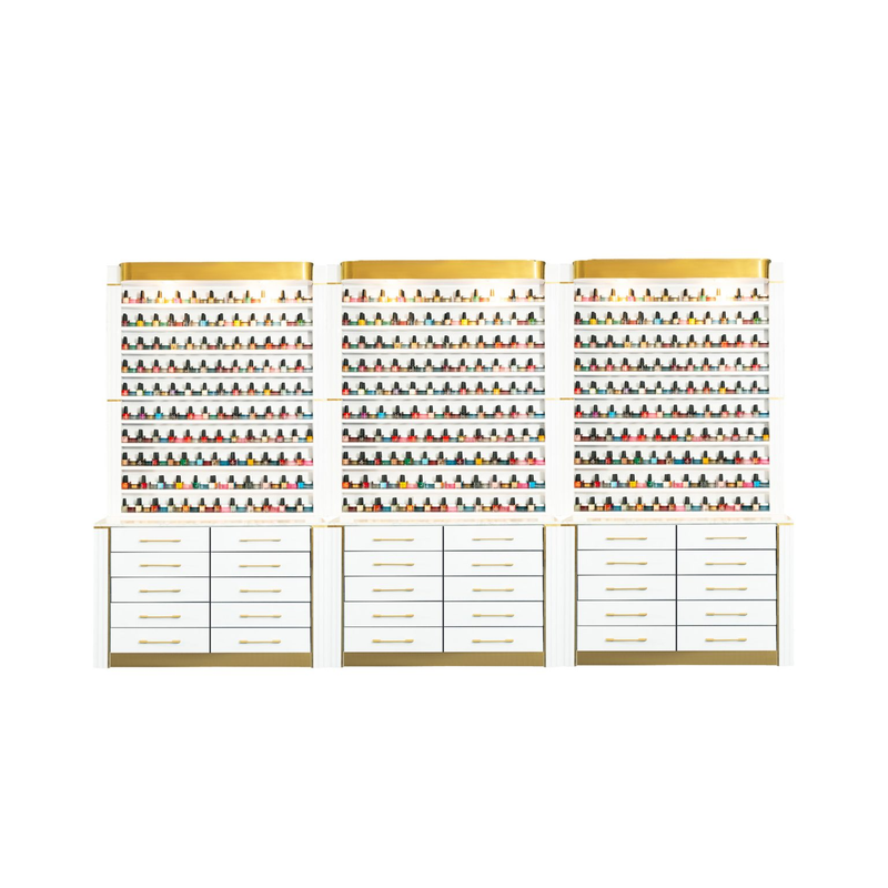 T-spa le cinq polish rack cabinet 188’’ - furniture