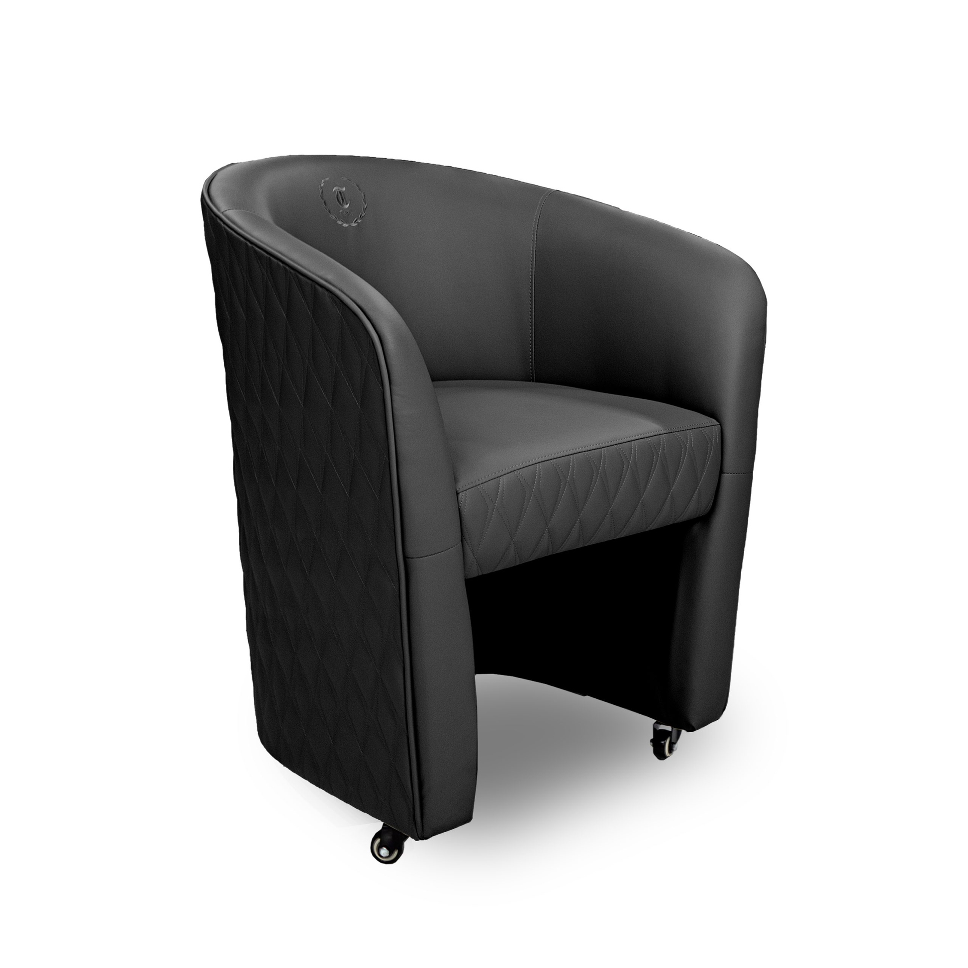 T-spa lee lounge customer chair - black