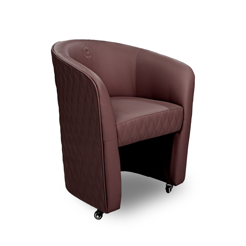 T-spa lee lounge customer chair - chocolate
