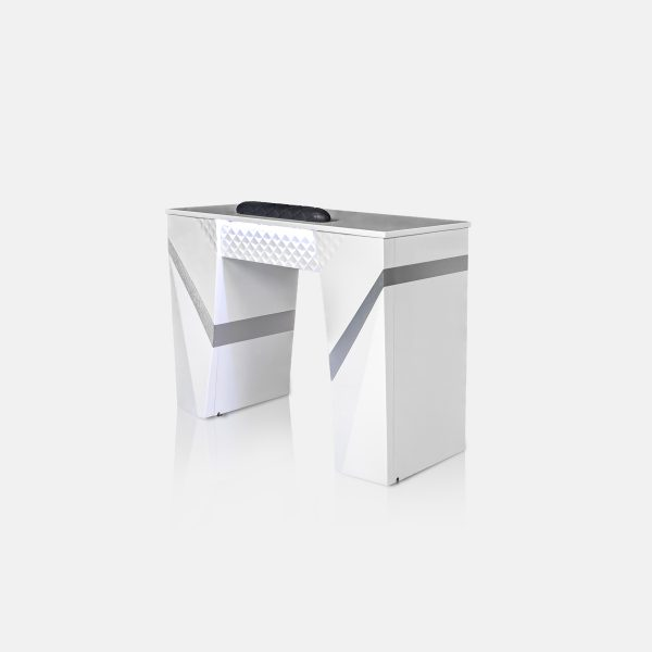 T-spa onyx single table white - furniture