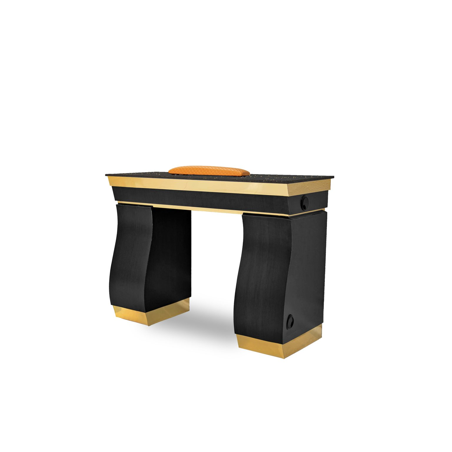 T-spa sewell single table - black - furniture