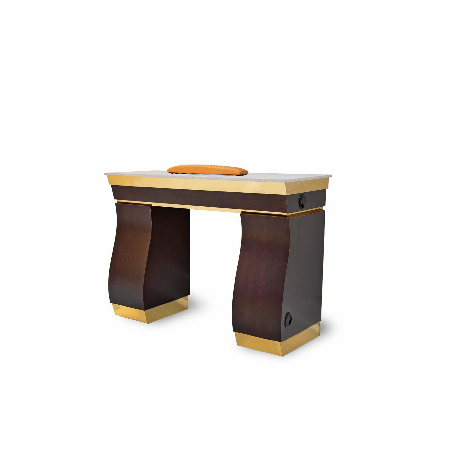 T-spa sewell single table - chocolate - furniture