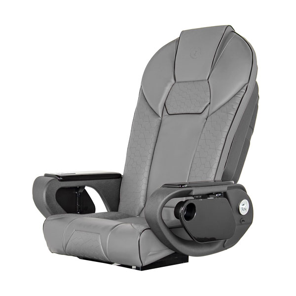 T-spa throne massage chair - gray