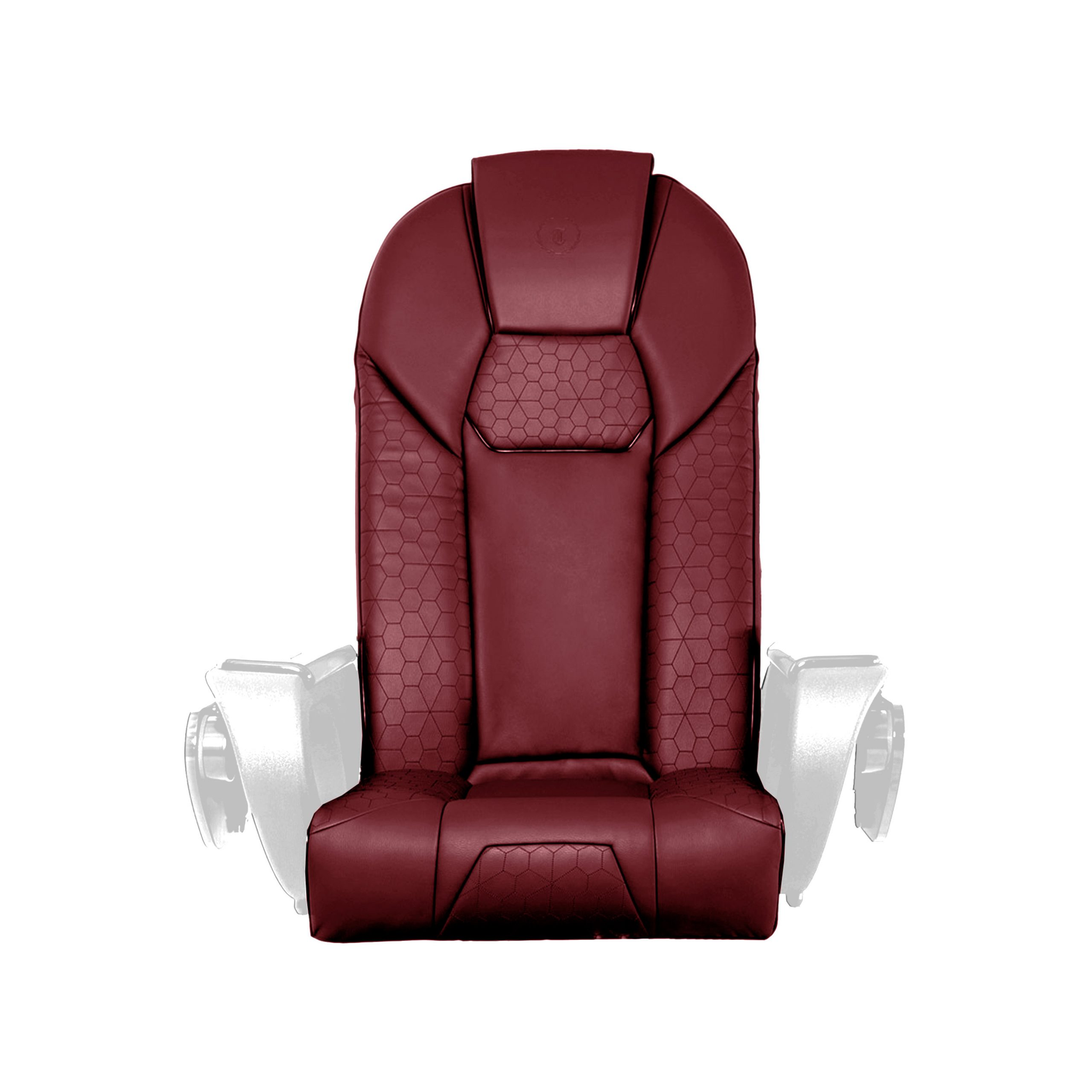 T-spa throne pad set - burgundy